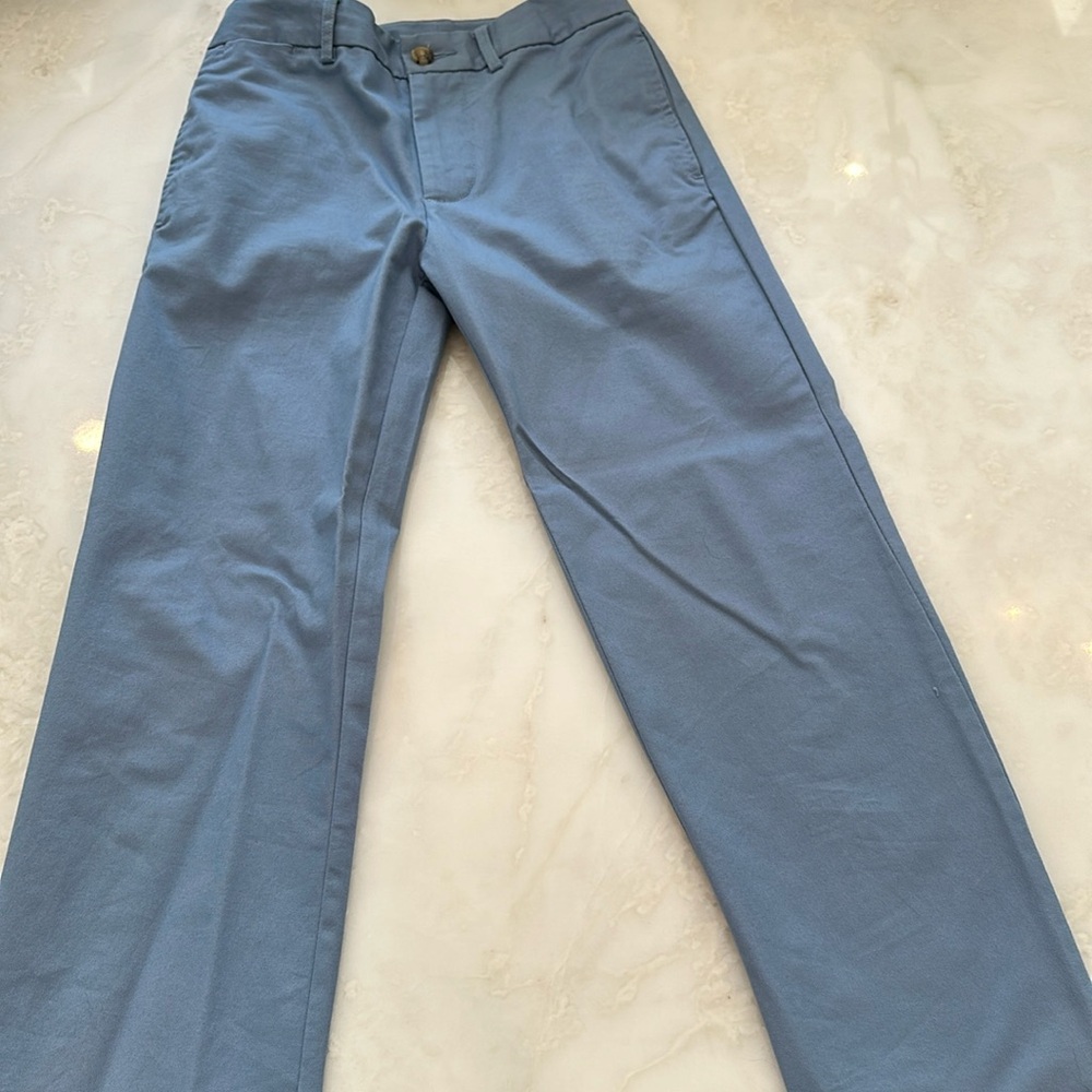 Polo boys size 8; light blue dress pants; worn once